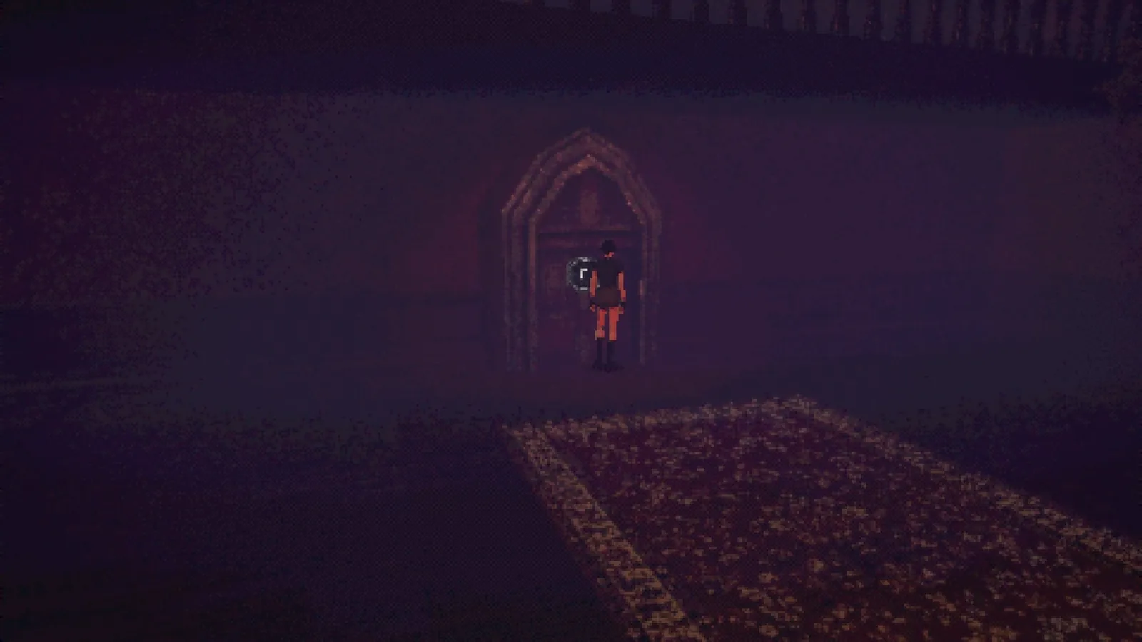 Gothic doorway — entrance to the subway