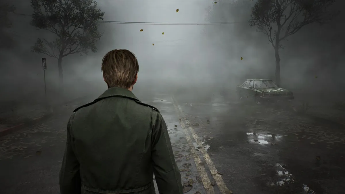 James arrives at the Silent Hill observation deck