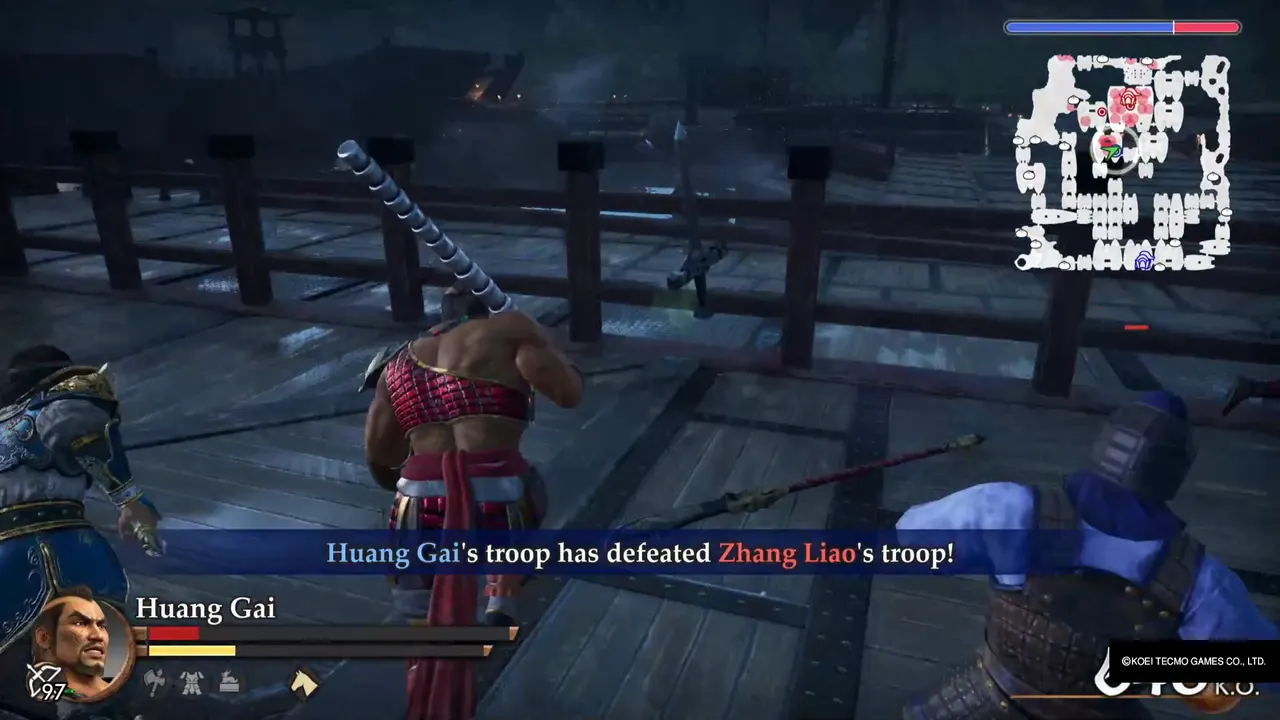 Zhang Liao’s troop is defeated