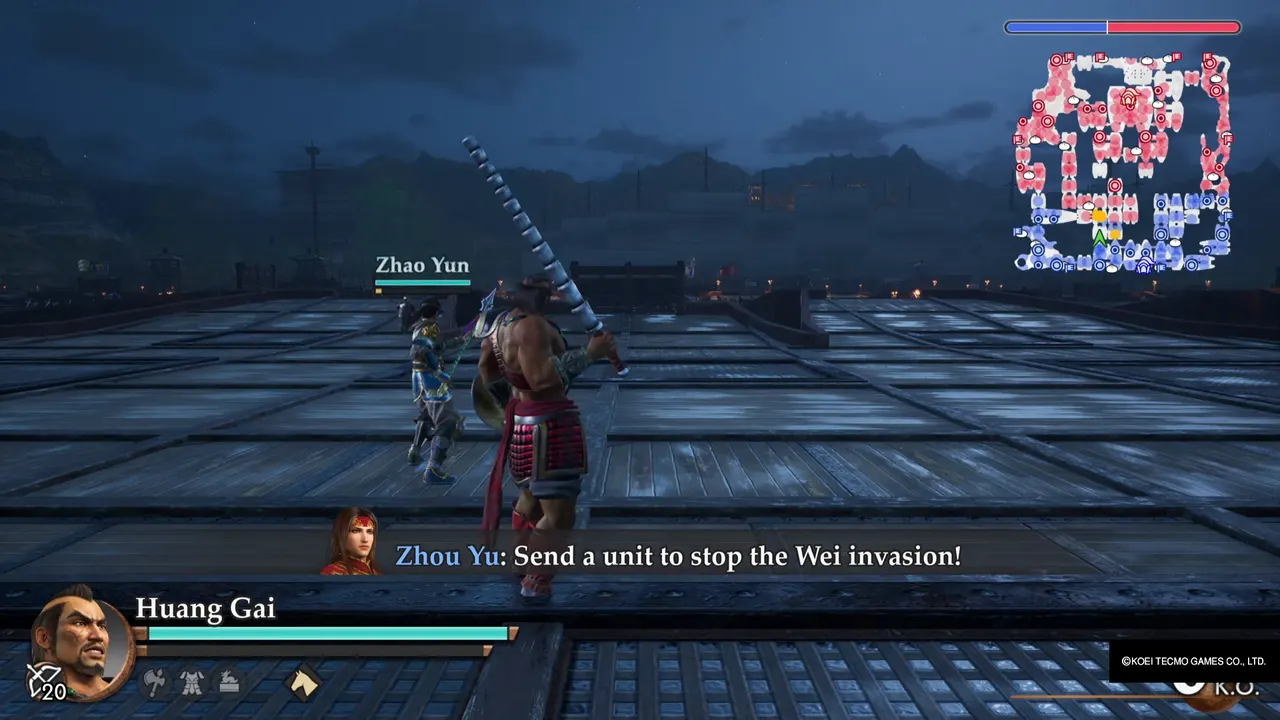Zhou Yu gives the order
