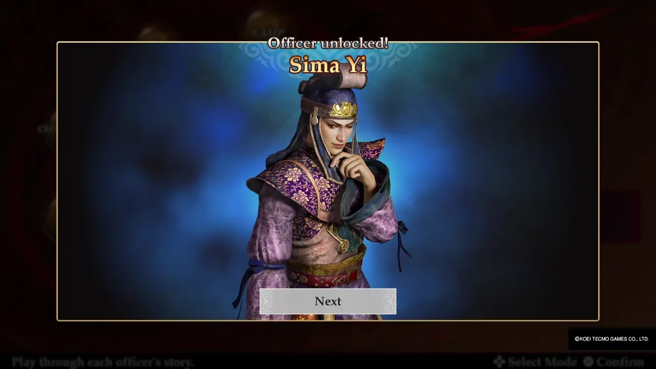 Sima Yi is unlocked