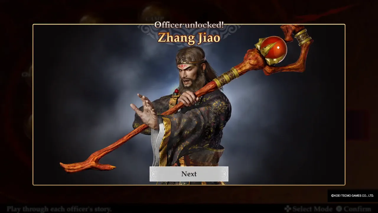 Zhang Jiao is unlocked