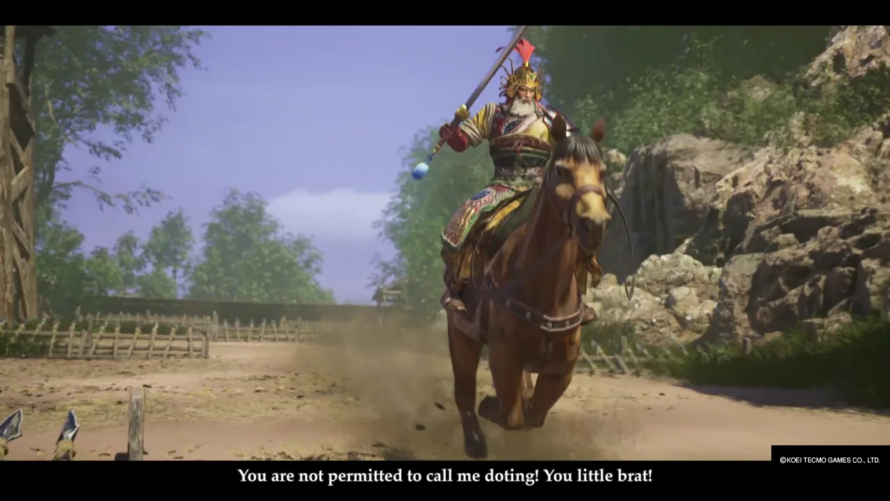Huang Zhong charges down the hill