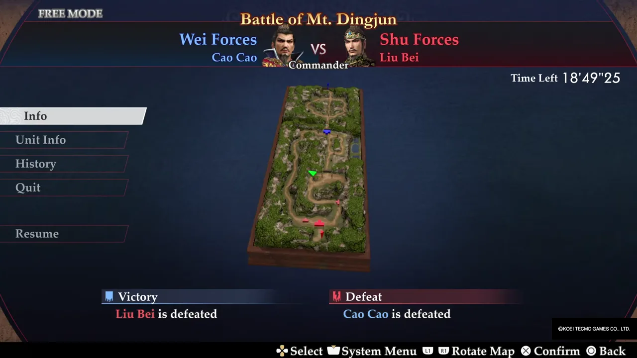 The weapon marked on the map