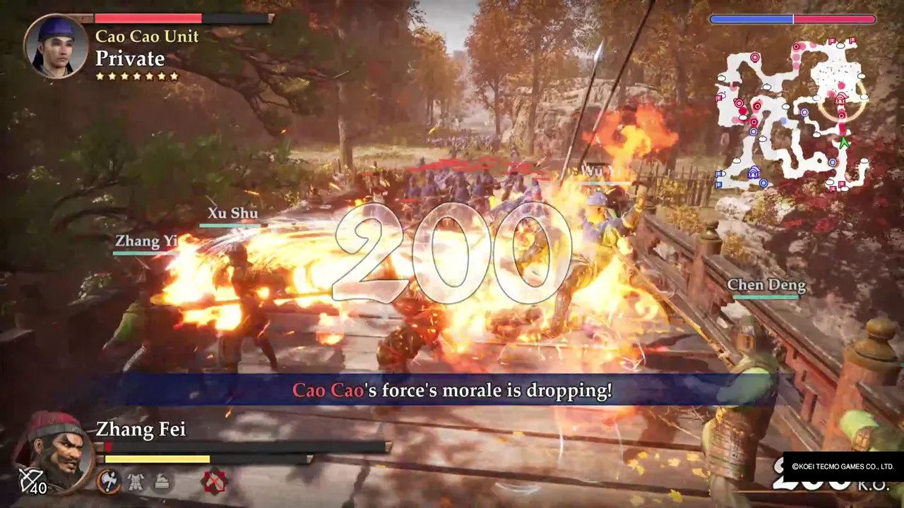 Cao Cao’s army loses morale