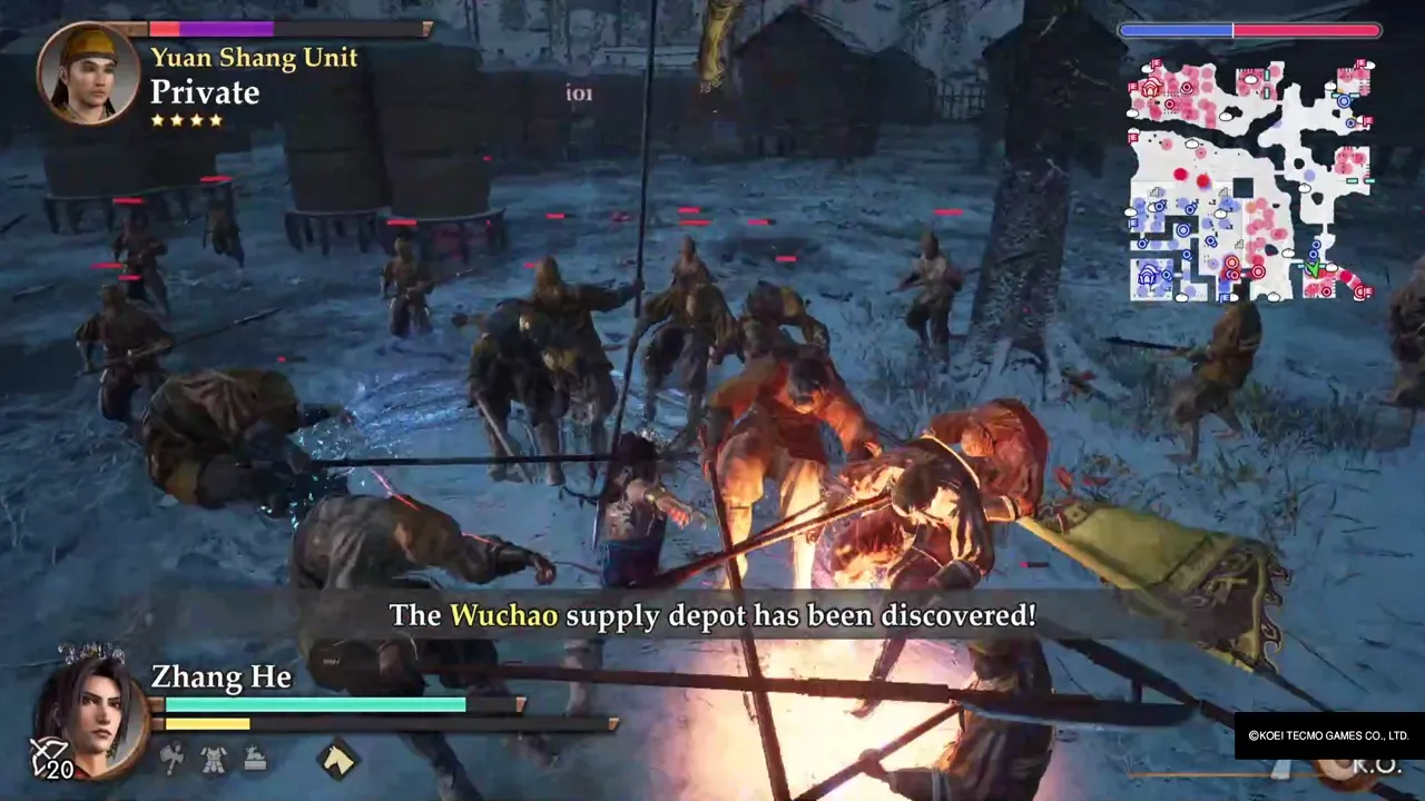 The depot is discovered