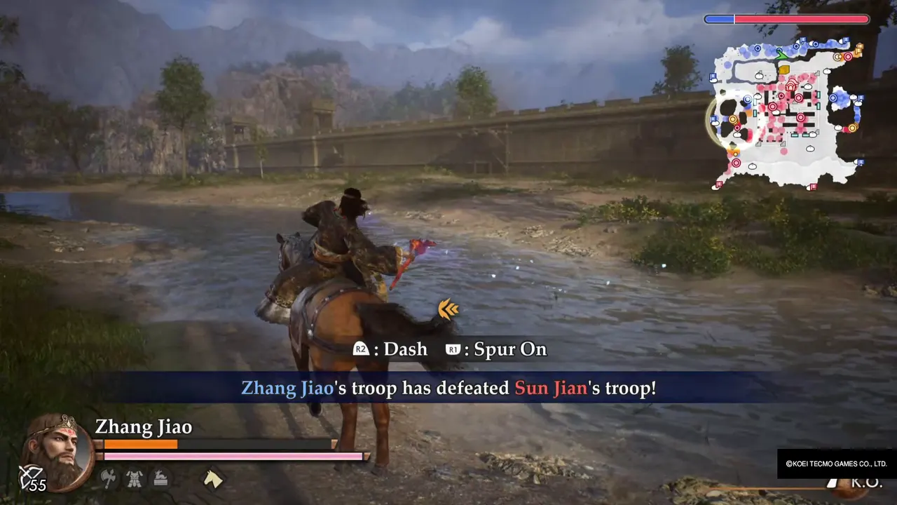 Sun Jian’s troop is defeated