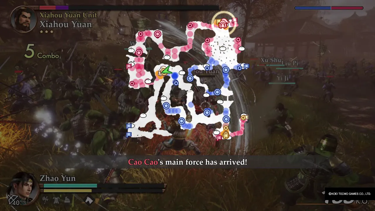 Cao Cao’s main force arrives