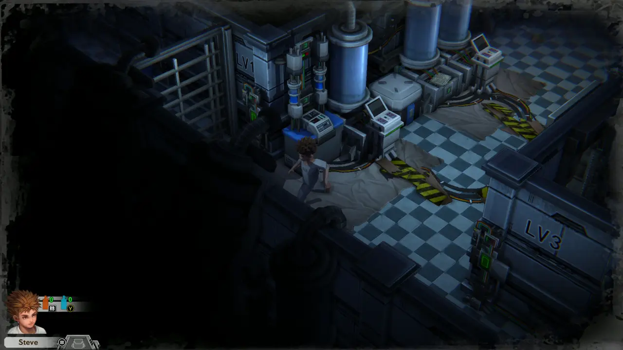 LV1 door in the tank room
