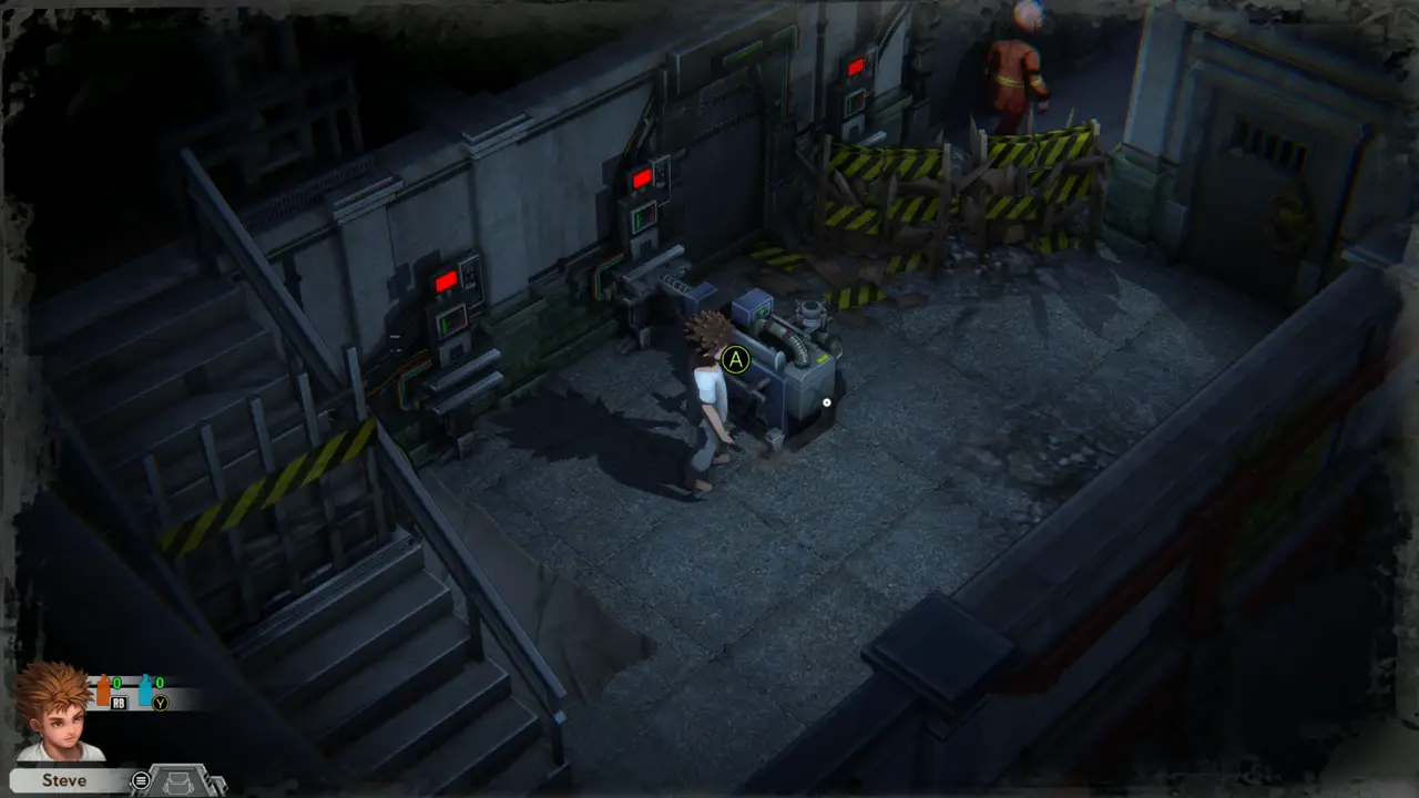 Generator under stairs