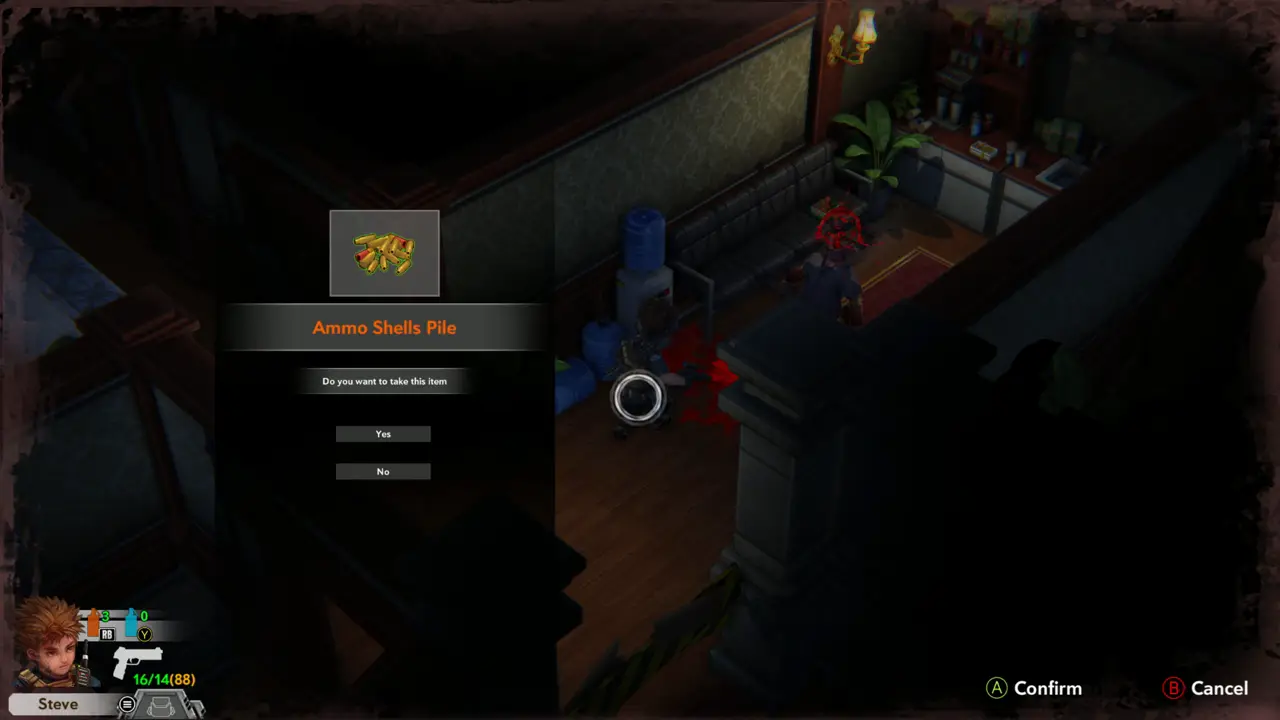 Ammo Shells Pile prompt