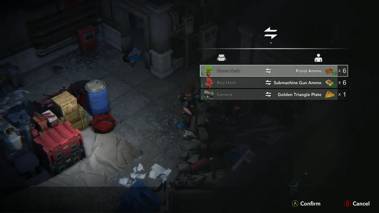 Kay exchange menu