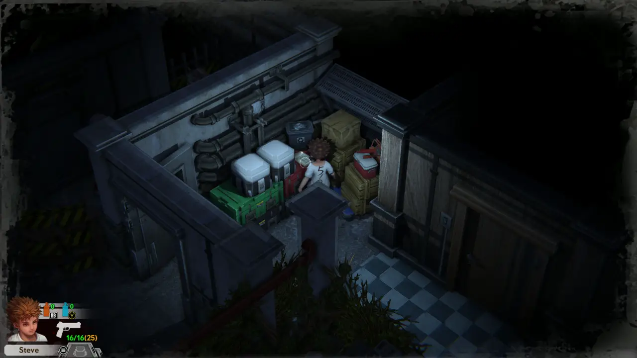 Crate room entrance