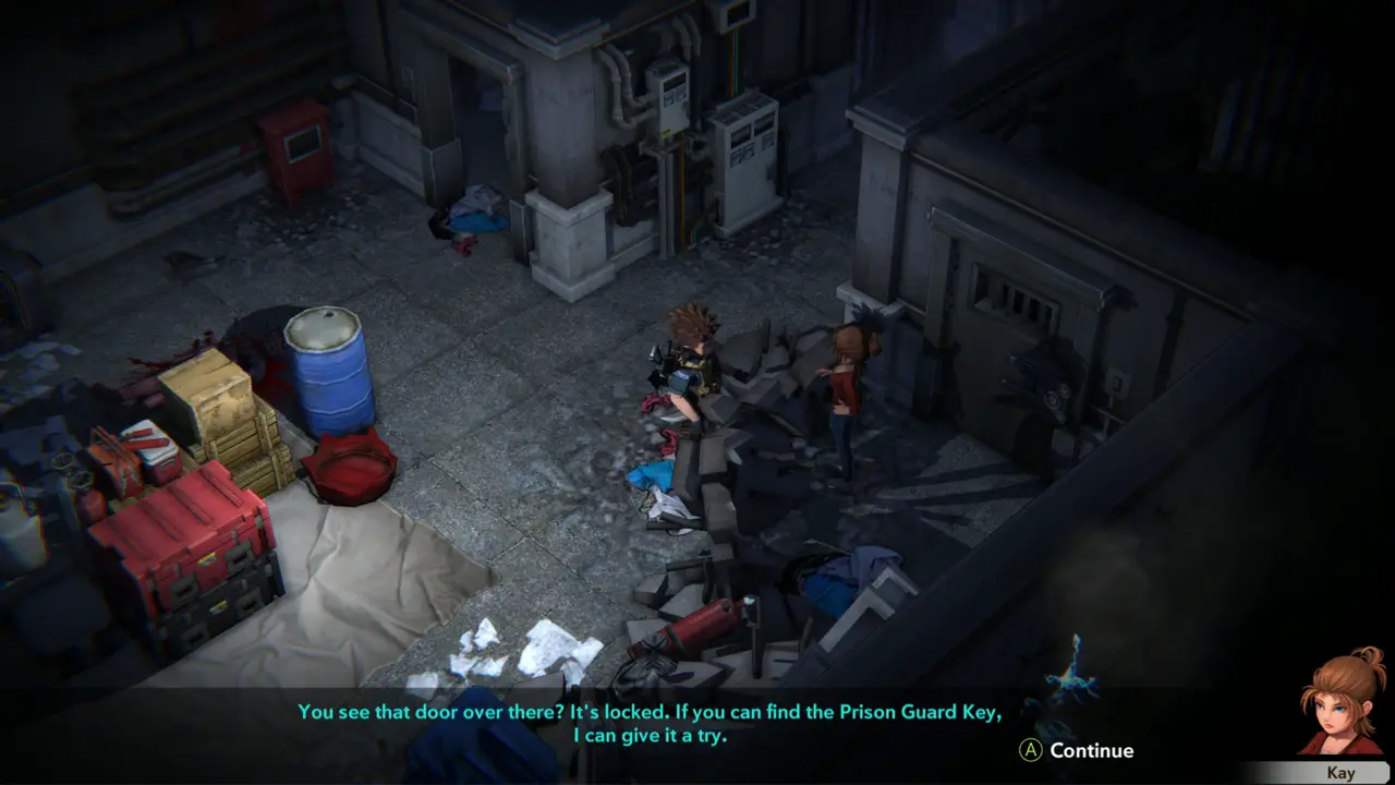 Kay talks about the locked door