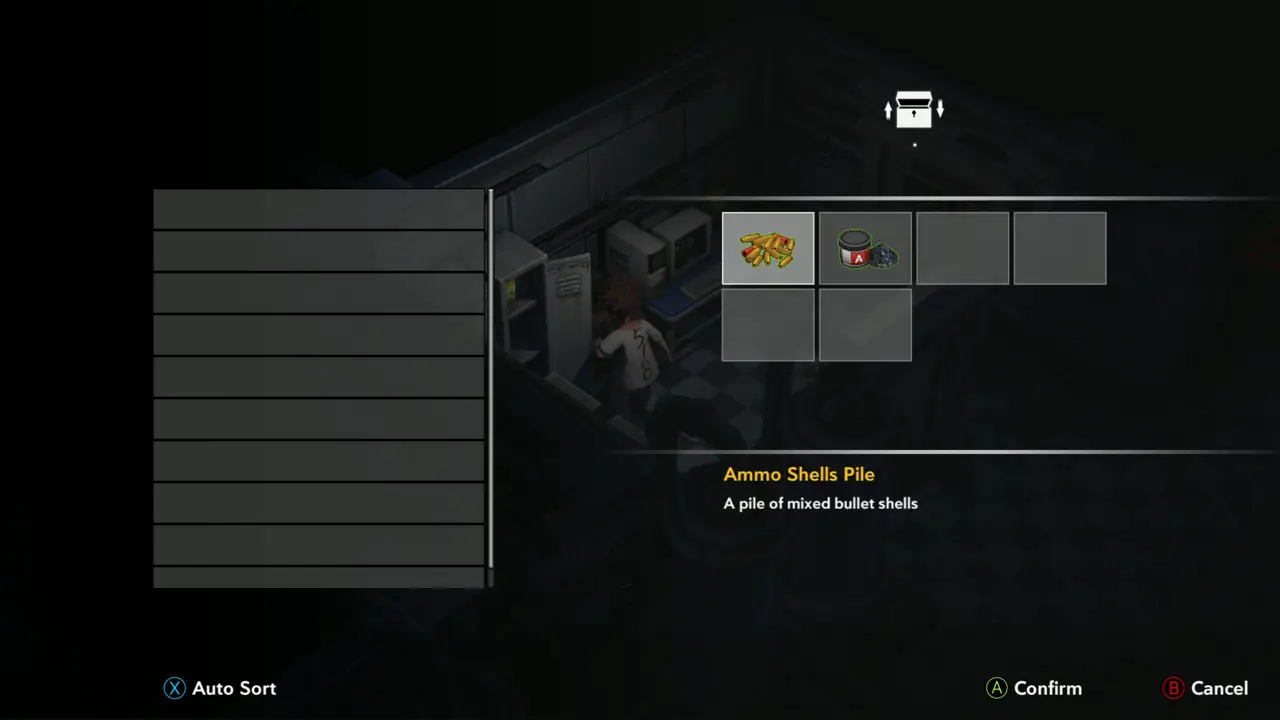 Storage box screen