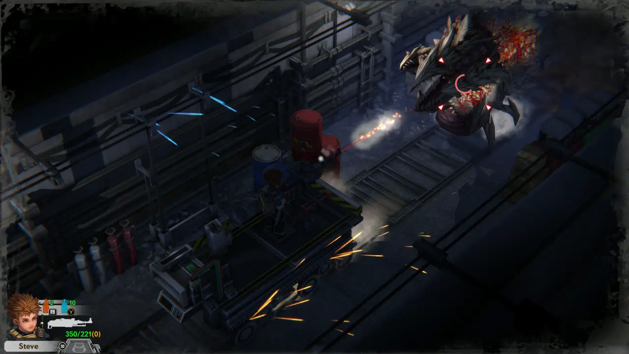 Creature in the rail hall