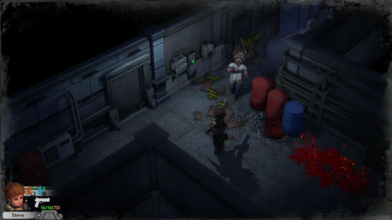Lab-coat infected at barrels