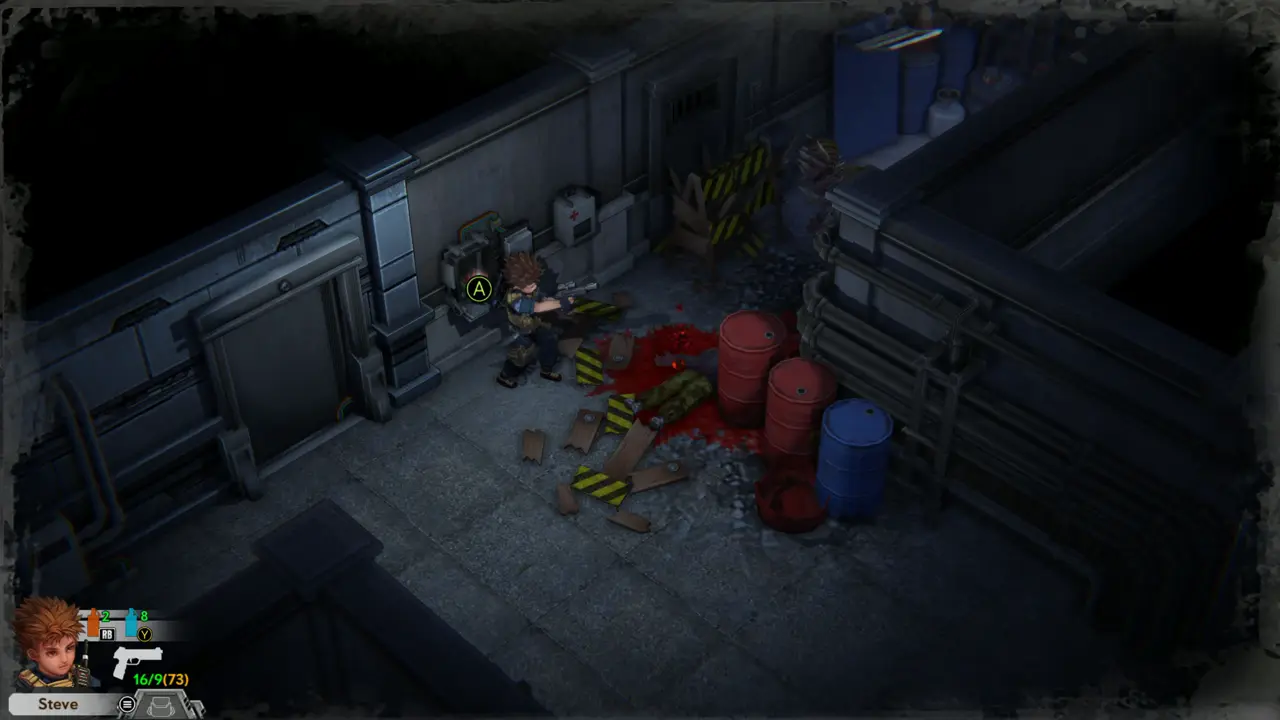 Barrel corridor fight