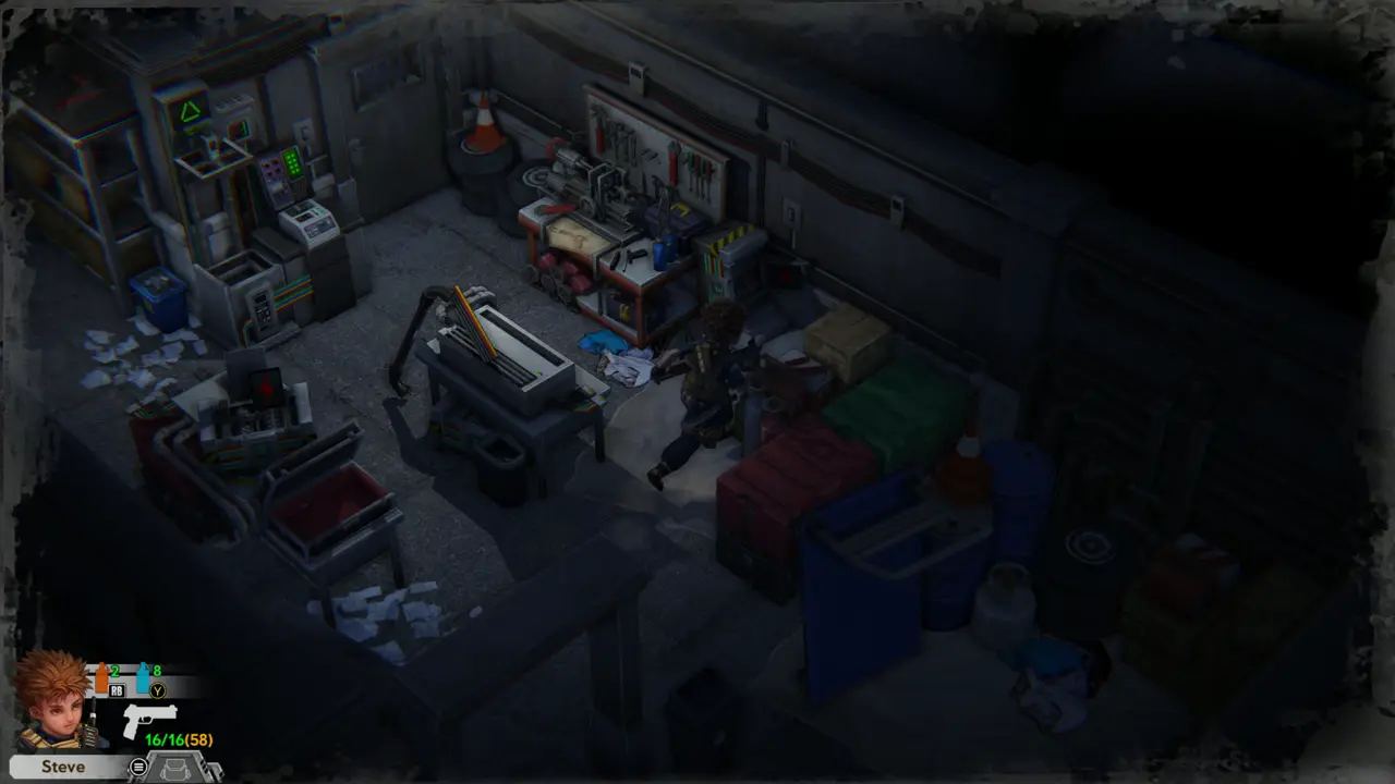 Workshop with modding table
