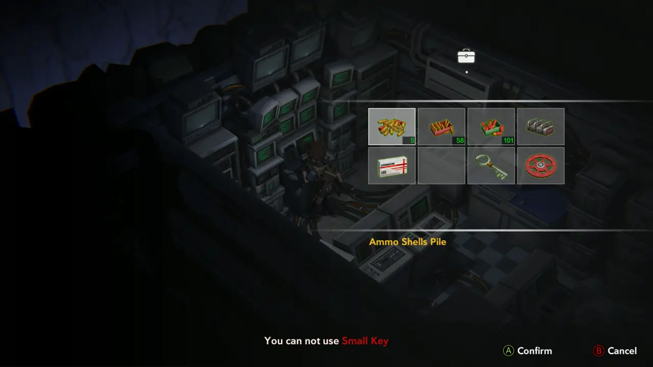 You can not use Small Key