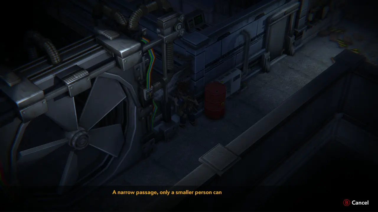 Narrow passage message