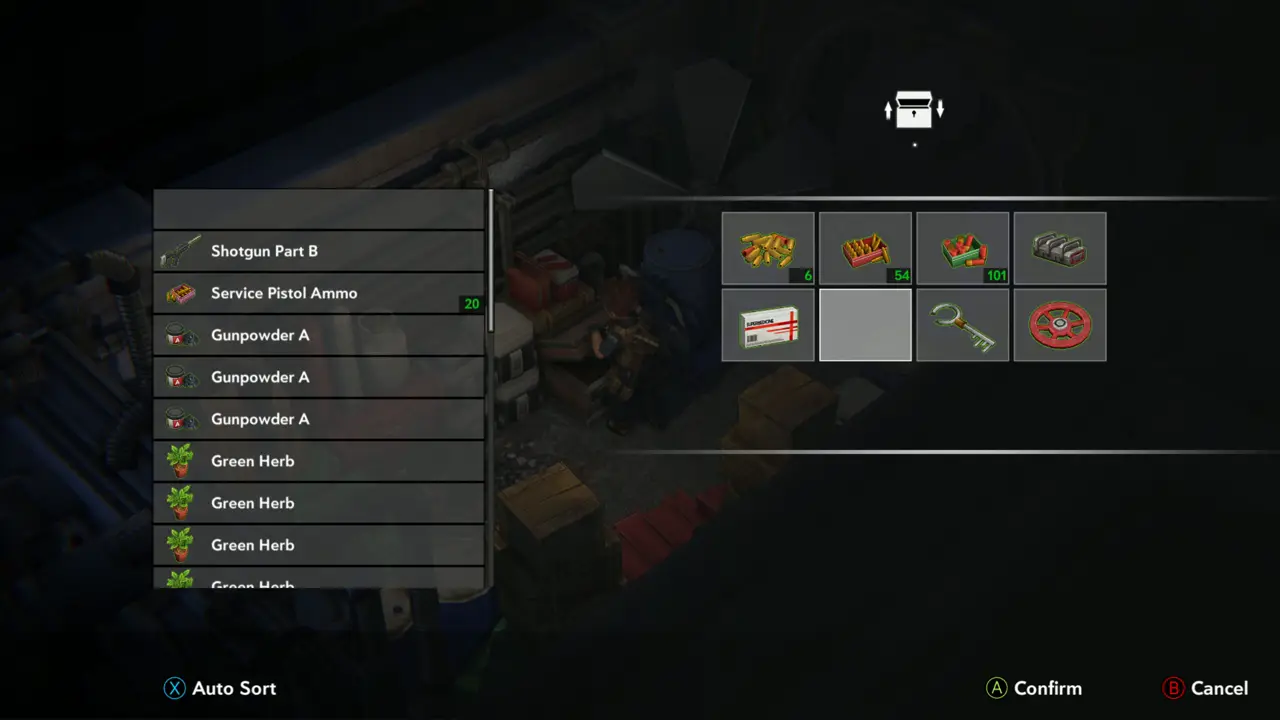 Storage box list