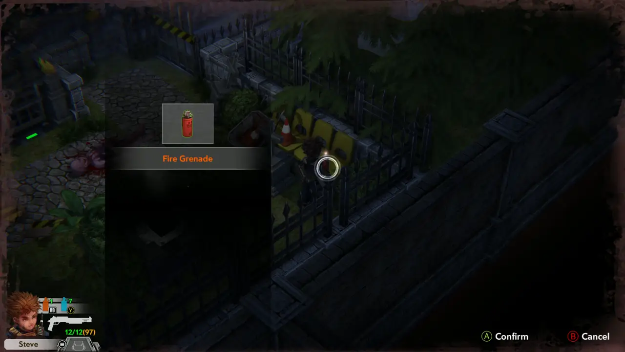 Fire Grenade prompt
