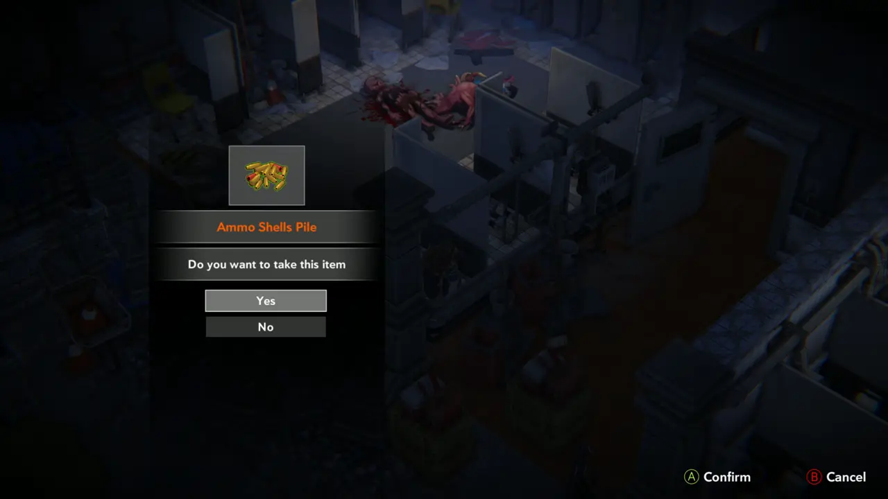 Ammo Shells Pile prompt