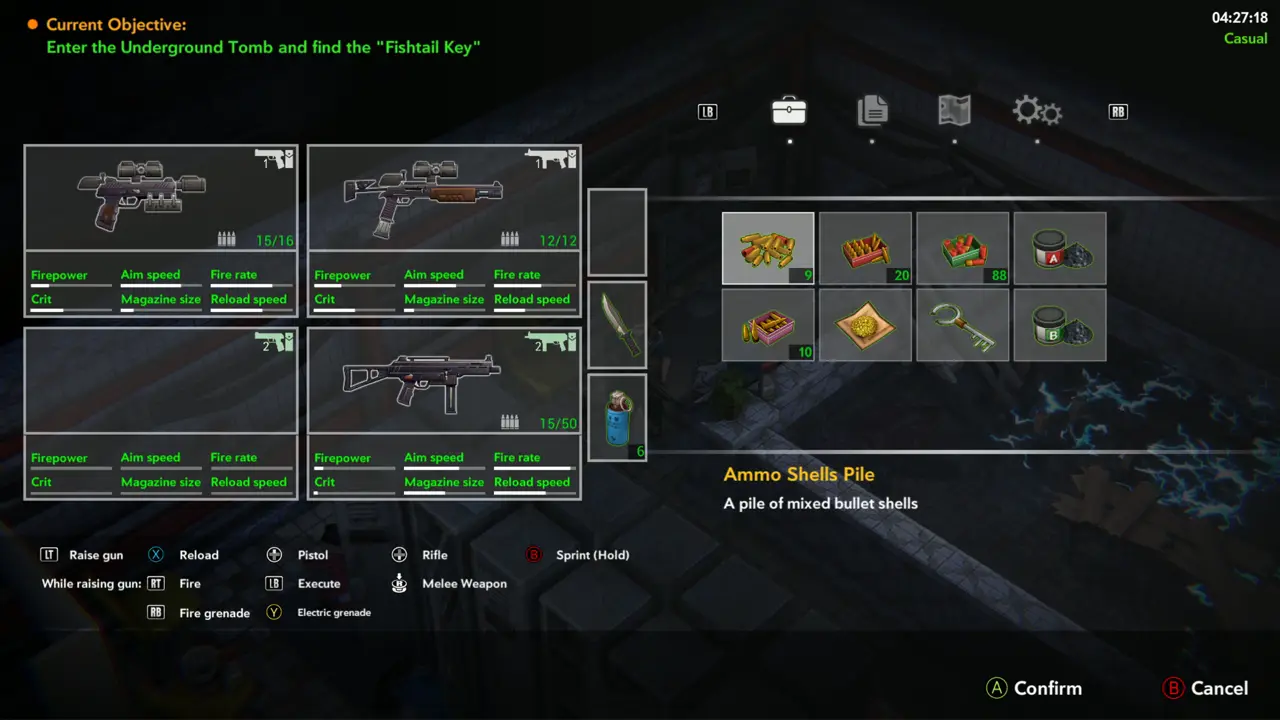 Inventory with objective