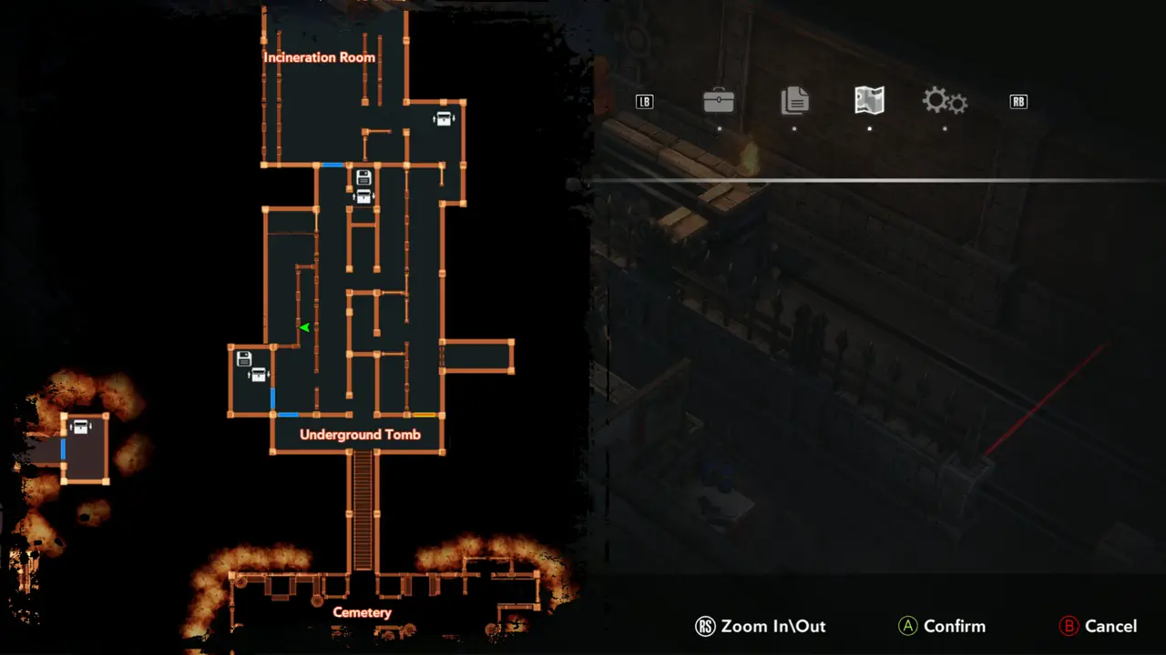 Underground Tomb map