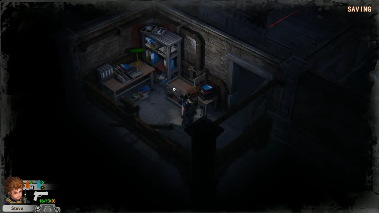 SAVING in the save room