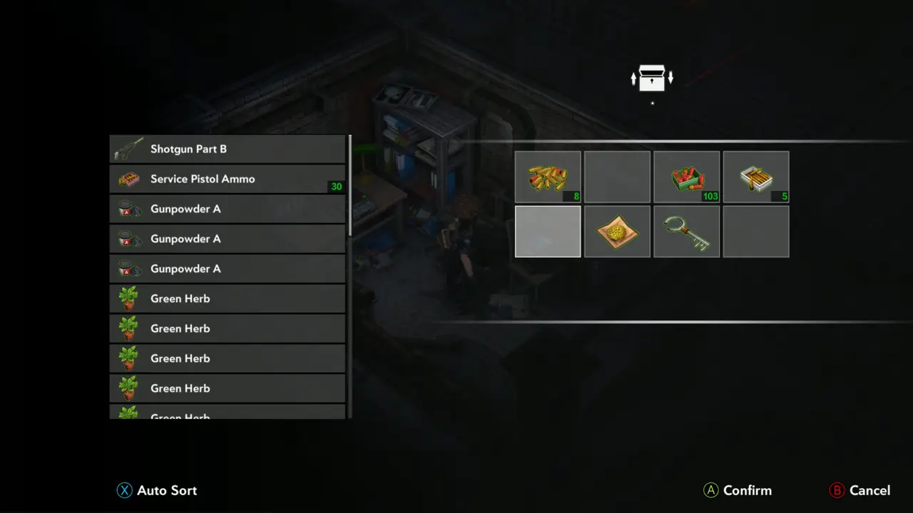 Storage box list