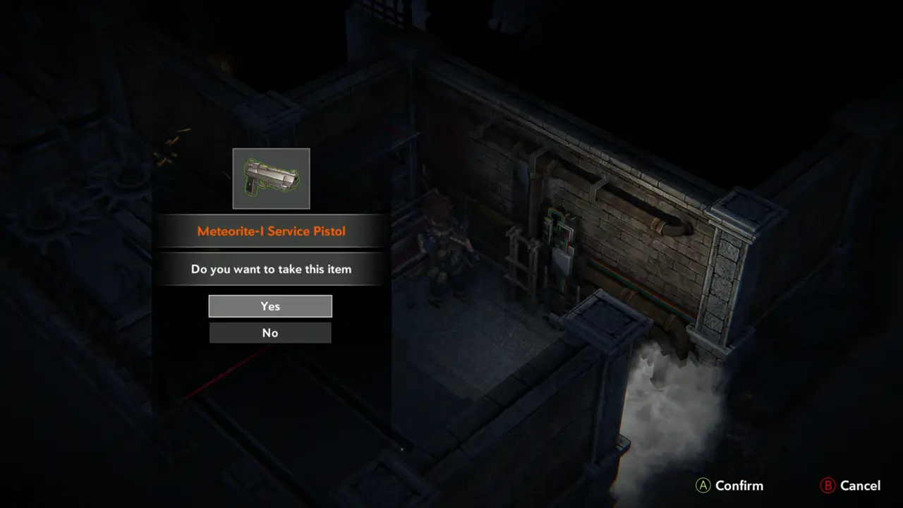 Meteorite-I Service Pistol prompt