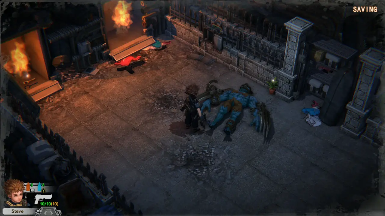 Mutant dead on the floor