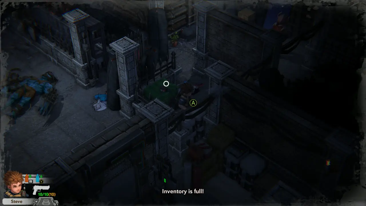 Inventory is full message
