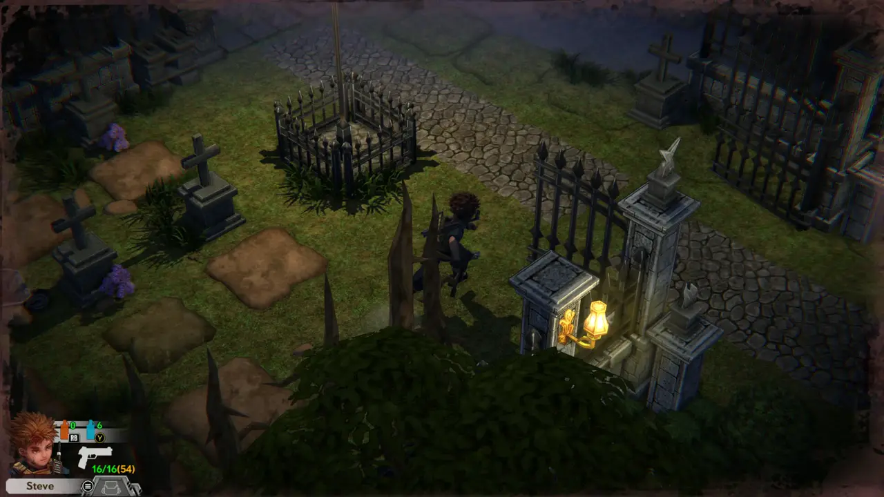 Graveyard gate