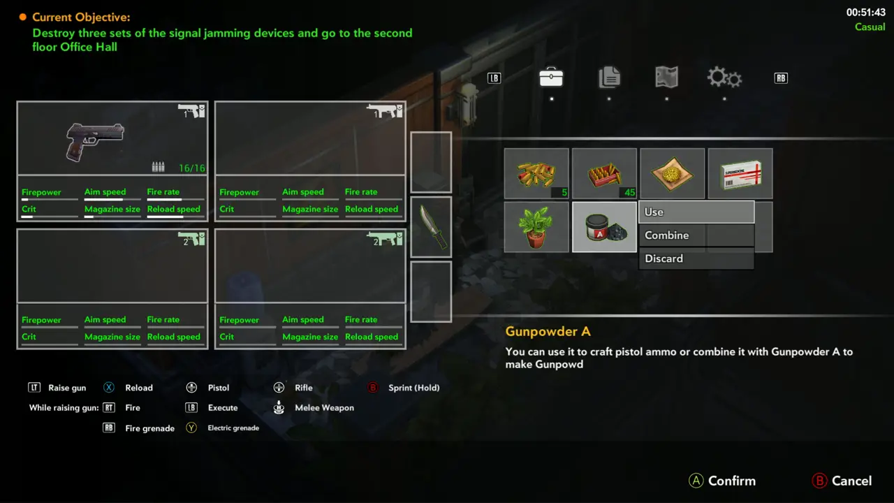 Gunpowder A in inventory