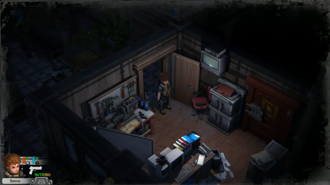 Workshop with modding table