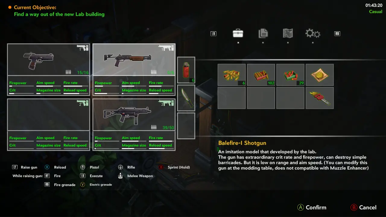 Balefire-I Shotgun description