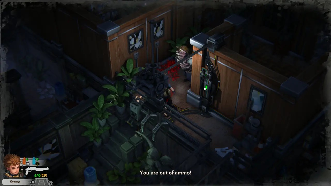 Out of ammo message