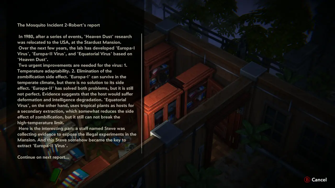 The Mosquito Incident 2 text