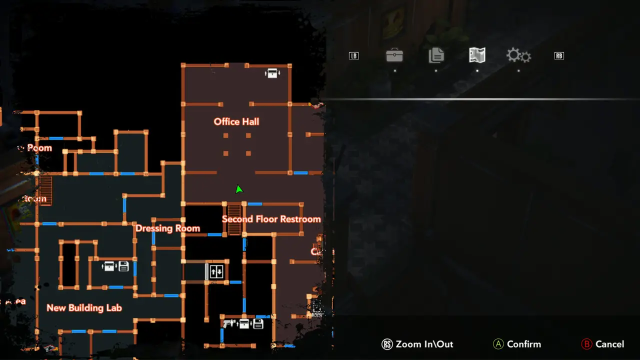 Map: Steve in Office Hall
