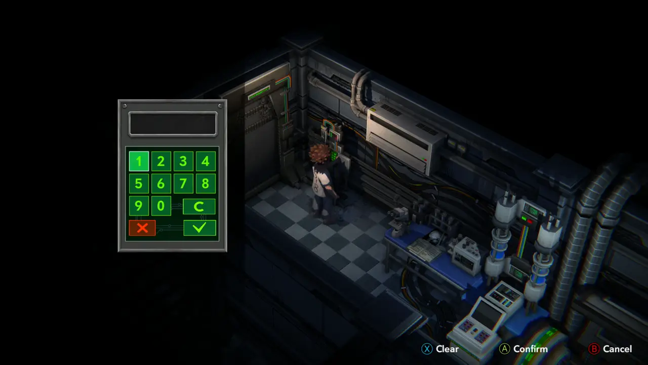 Keypad opens