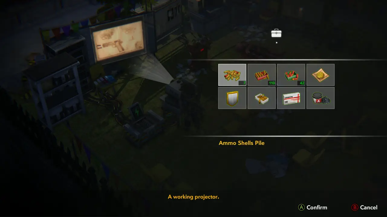 Projector text