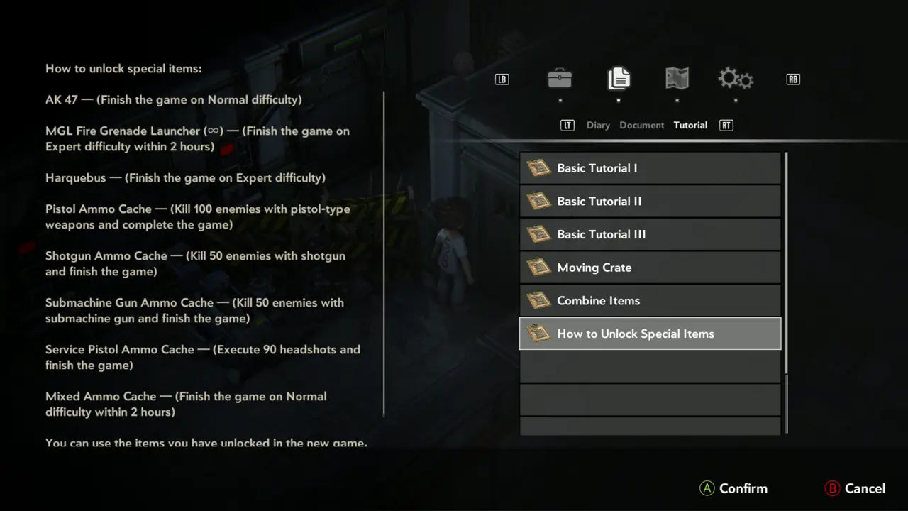 Unlock list