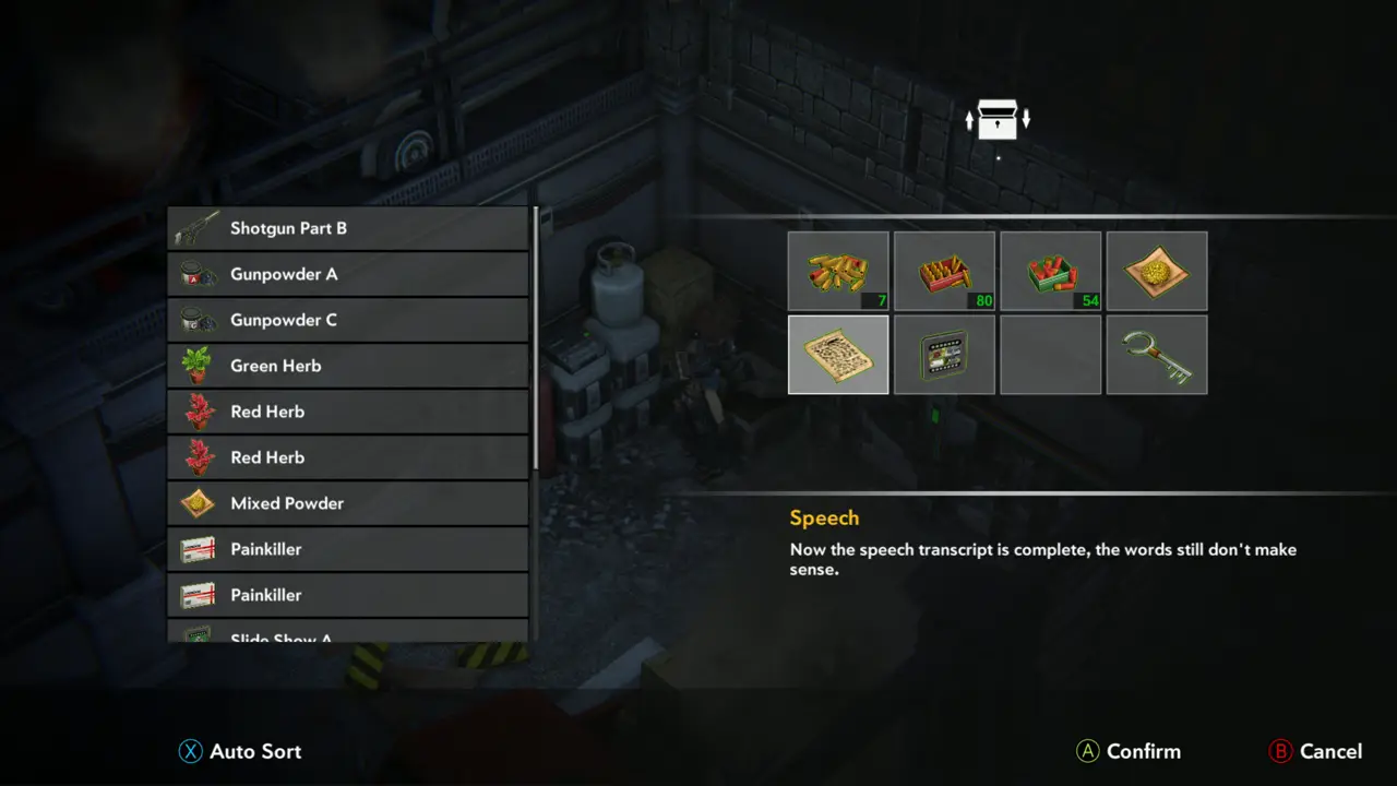 Storage box list