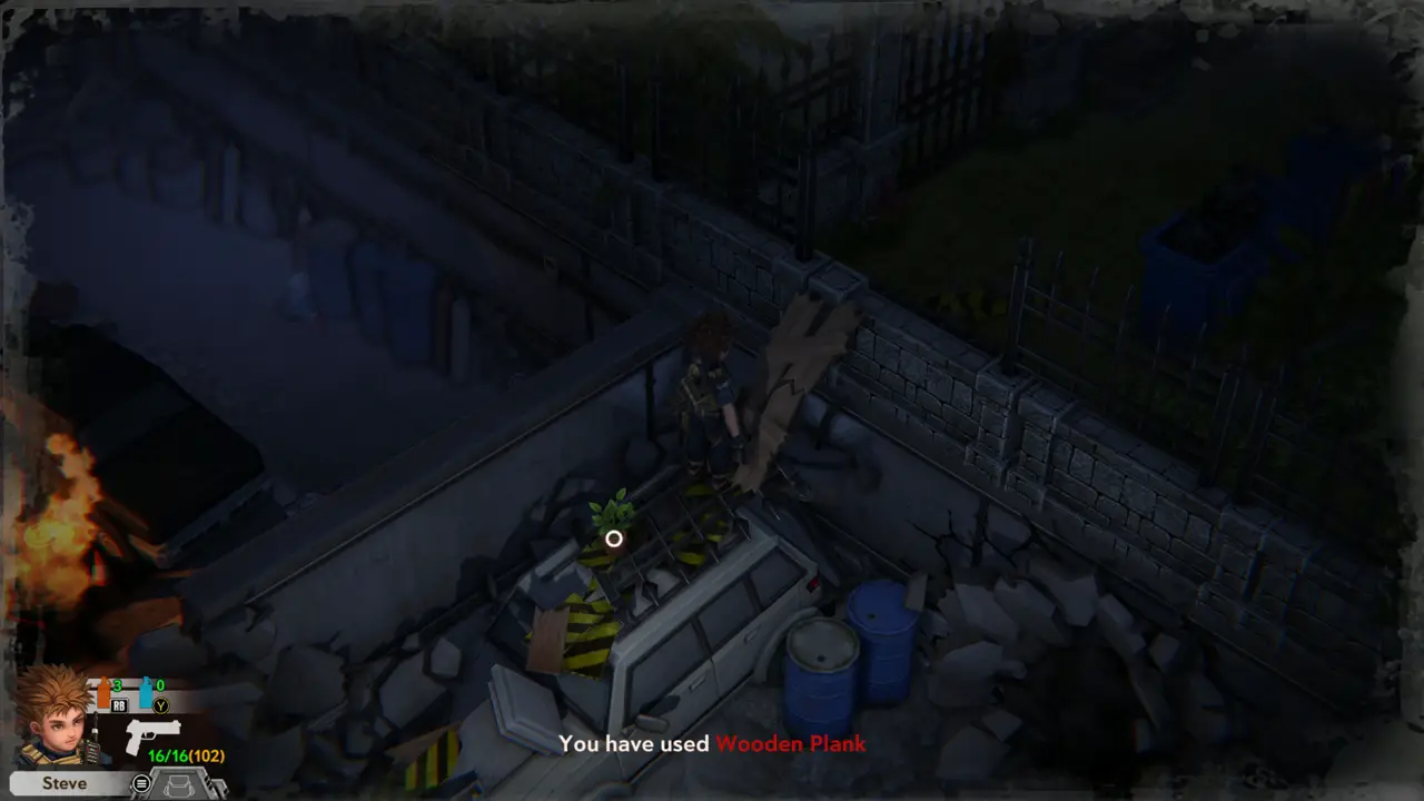 You have used Wooden Plank