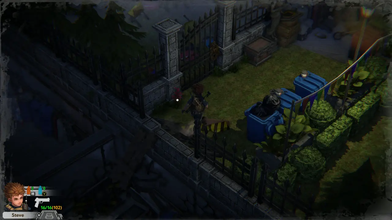 Red Herb by the fence