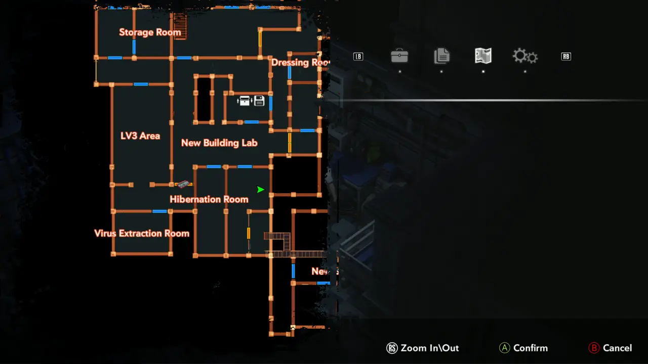 Map opened