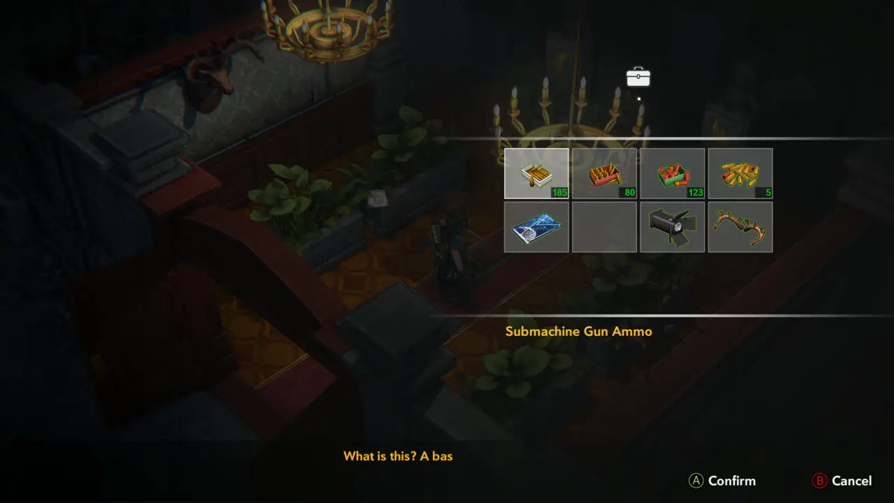 Inspecting the Spotlight in inventory